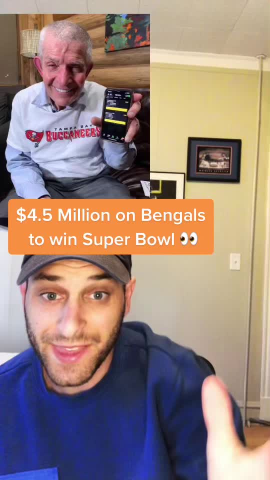 $4.5 Million on Bengals to win Super Bowl 👀