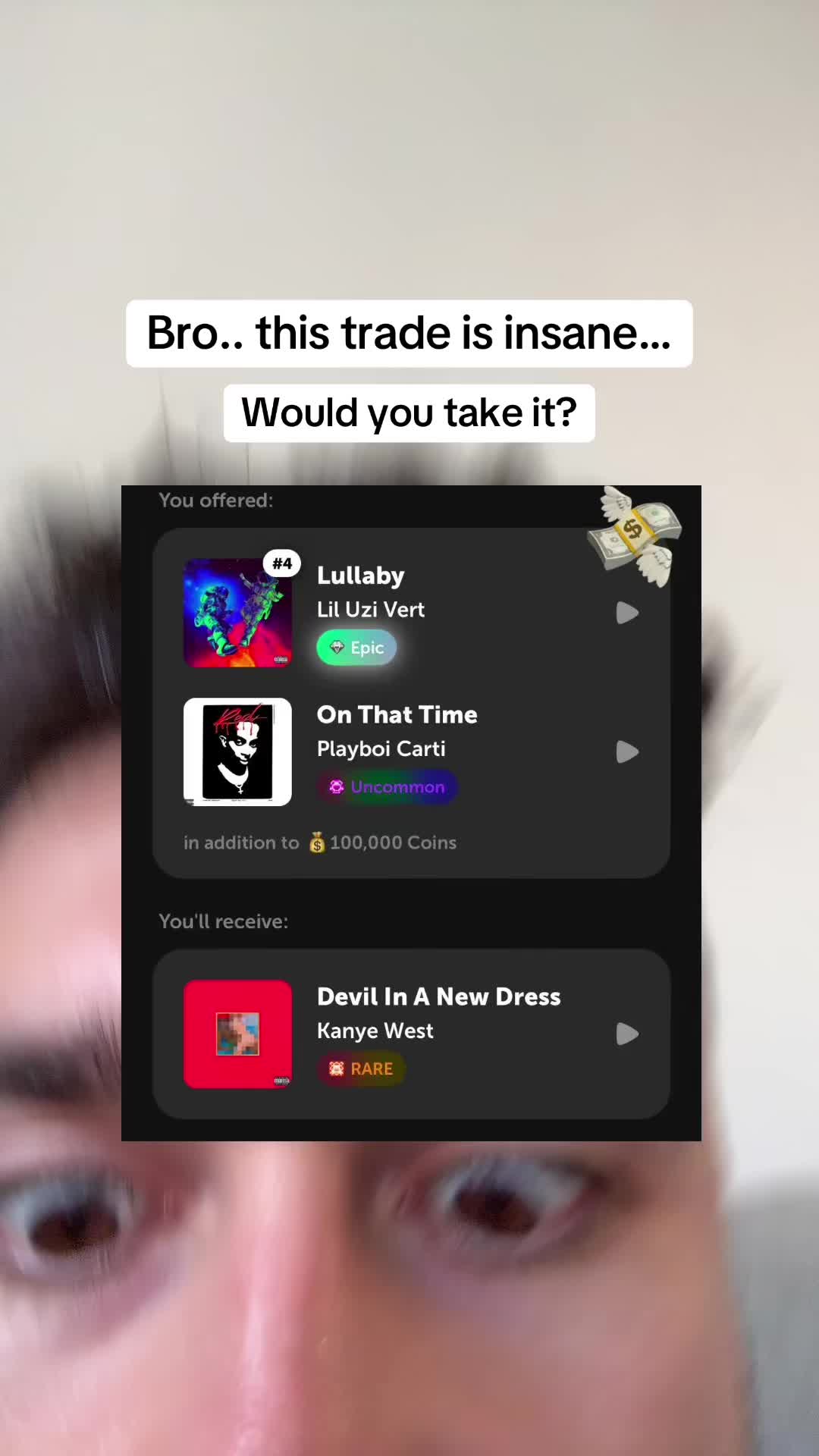 Bro.. this trade is insane... Would you take it?