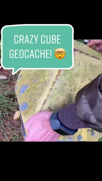 CRAZY CUBE GEOCACHE! 😱