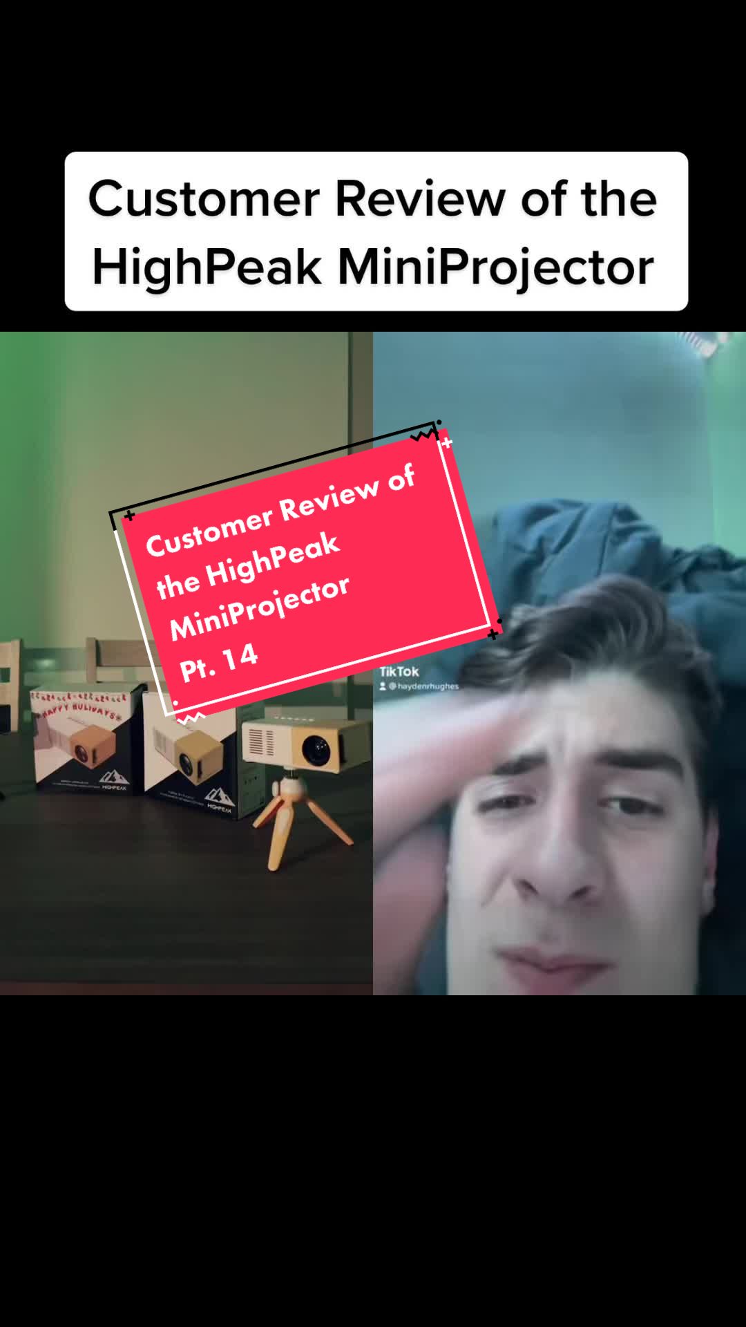 Customer Review of the HighPeak MiniProjector Customer Review of the HighPeak MiniProjector Pt. 14