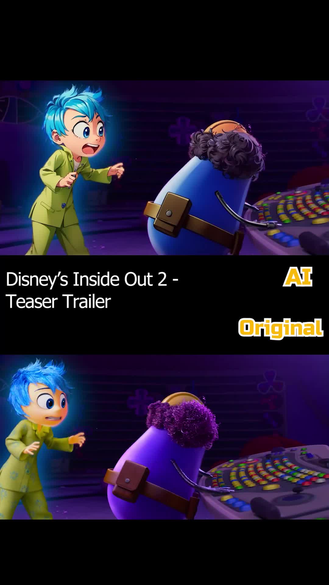 Disney's Inside Out 2 - Teaser Trailer AI Original