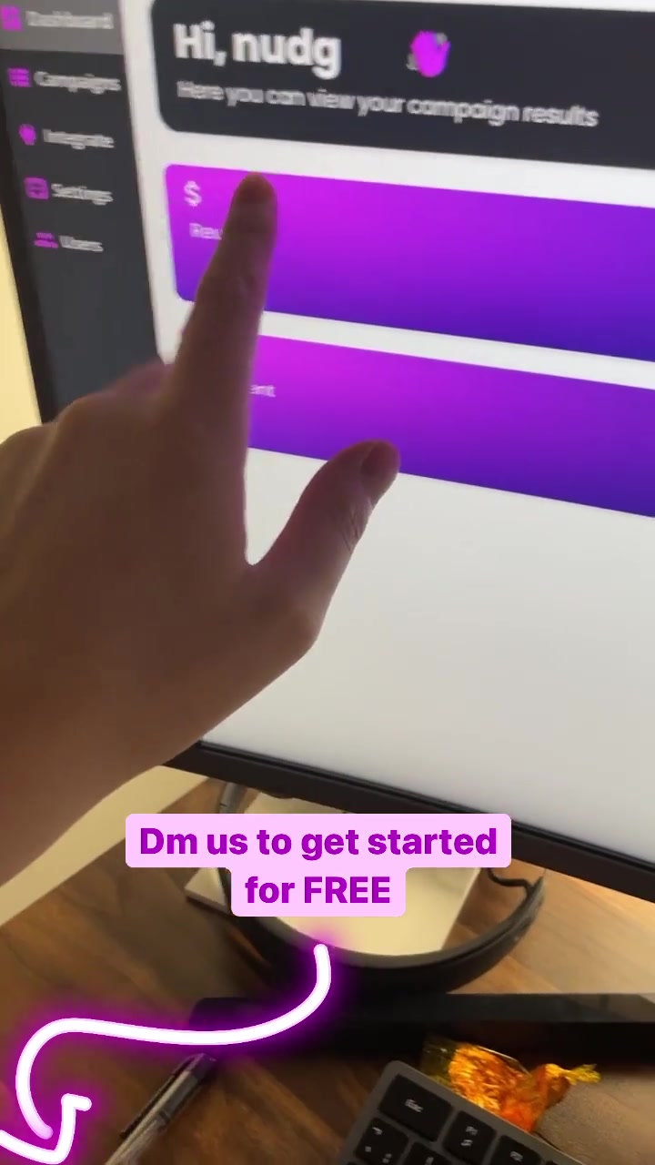 Dm us to get started for FREE