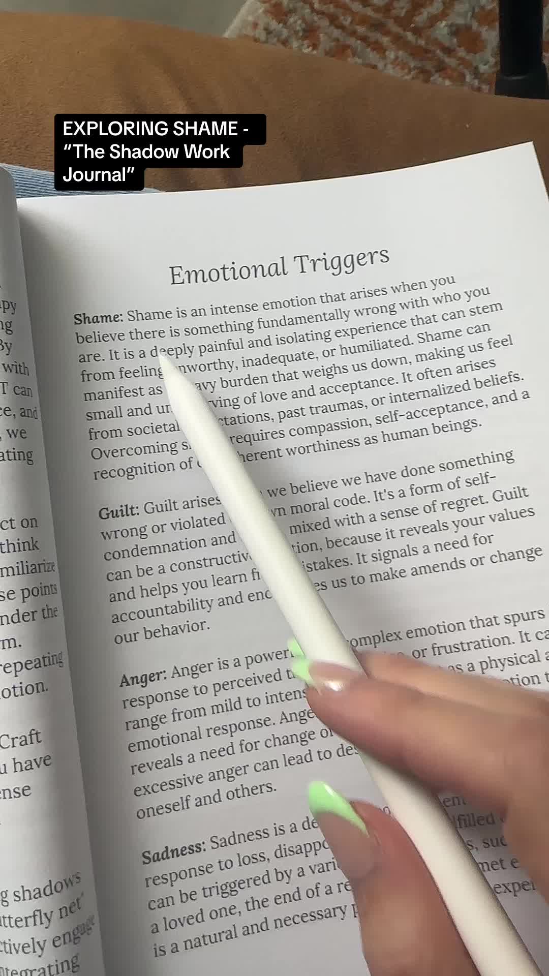 EXPLORING SHAME - "The Shadow Work Journal"