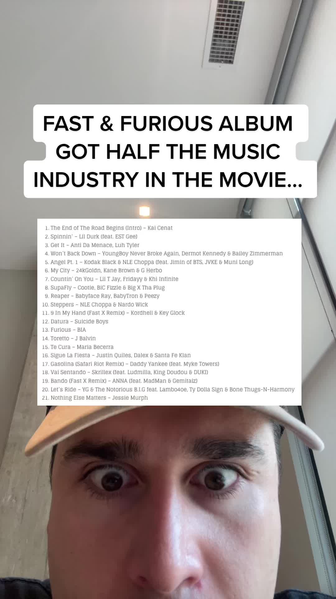 FAST & FURIOUS ALBUM GOT HALF THE MUSIC INDUSTRY IN THE MOVIE...