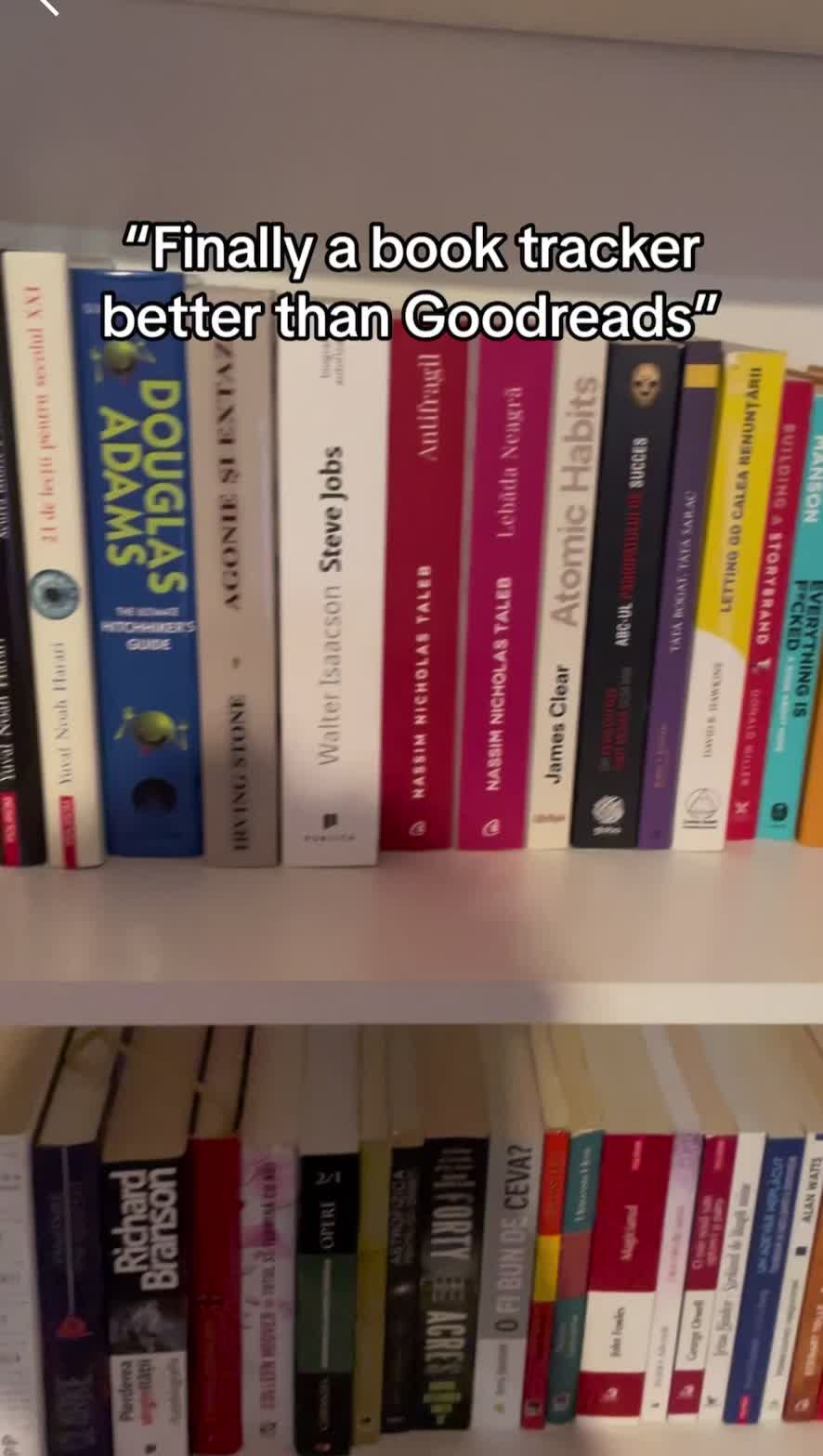 "Finally a book tracker better than Goodreads"