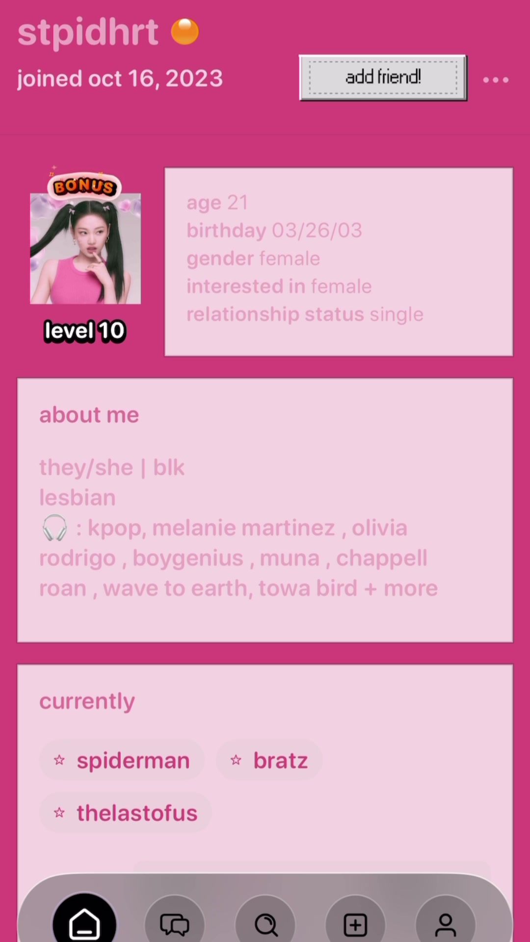 finding friends on noplacelike this sound >>