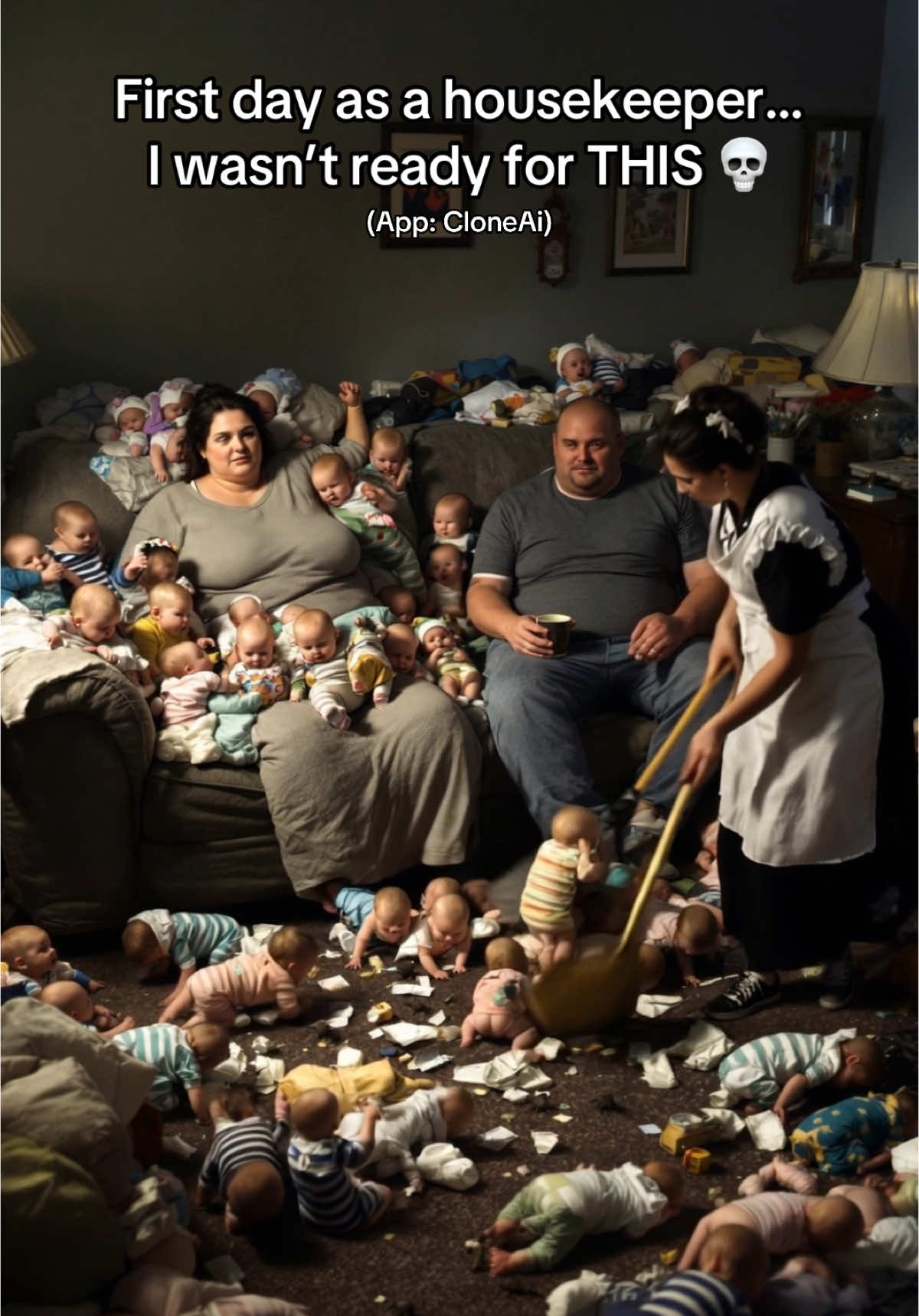 First day as a housekeeper... I wasn’t ready for THIS 💀