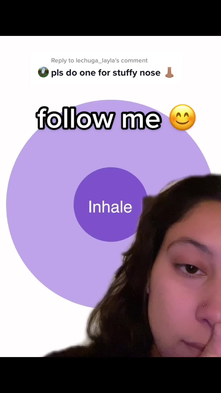 follow me 😊 Inhale