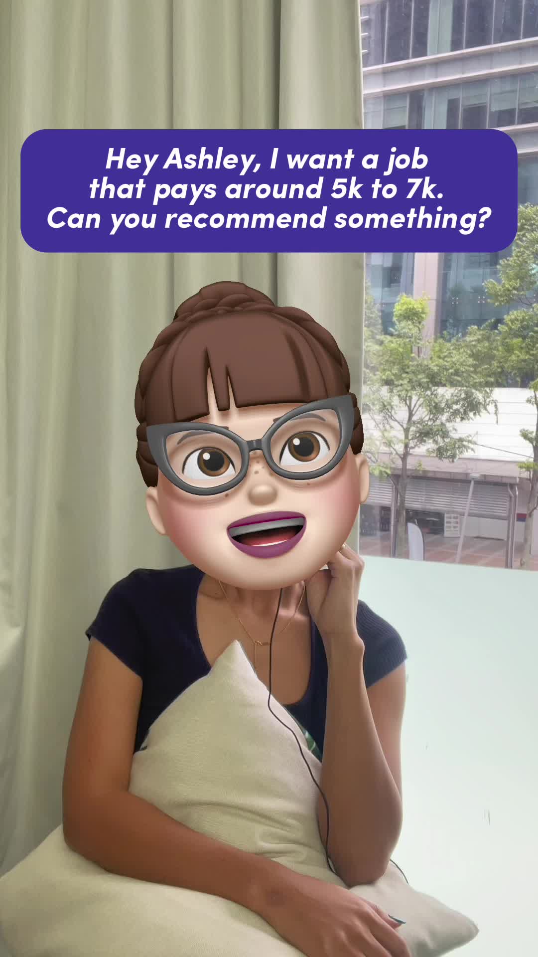 Hey Ashley, I want a job that pays around 5k to 7k. Can you recommend something?