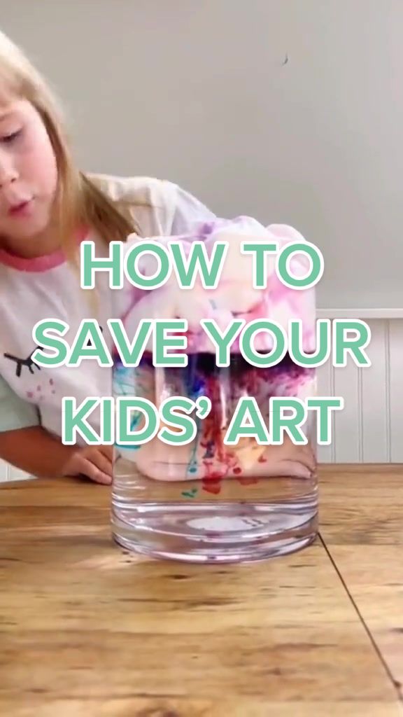 HOW TO SAVE YOUR KIDS' ART