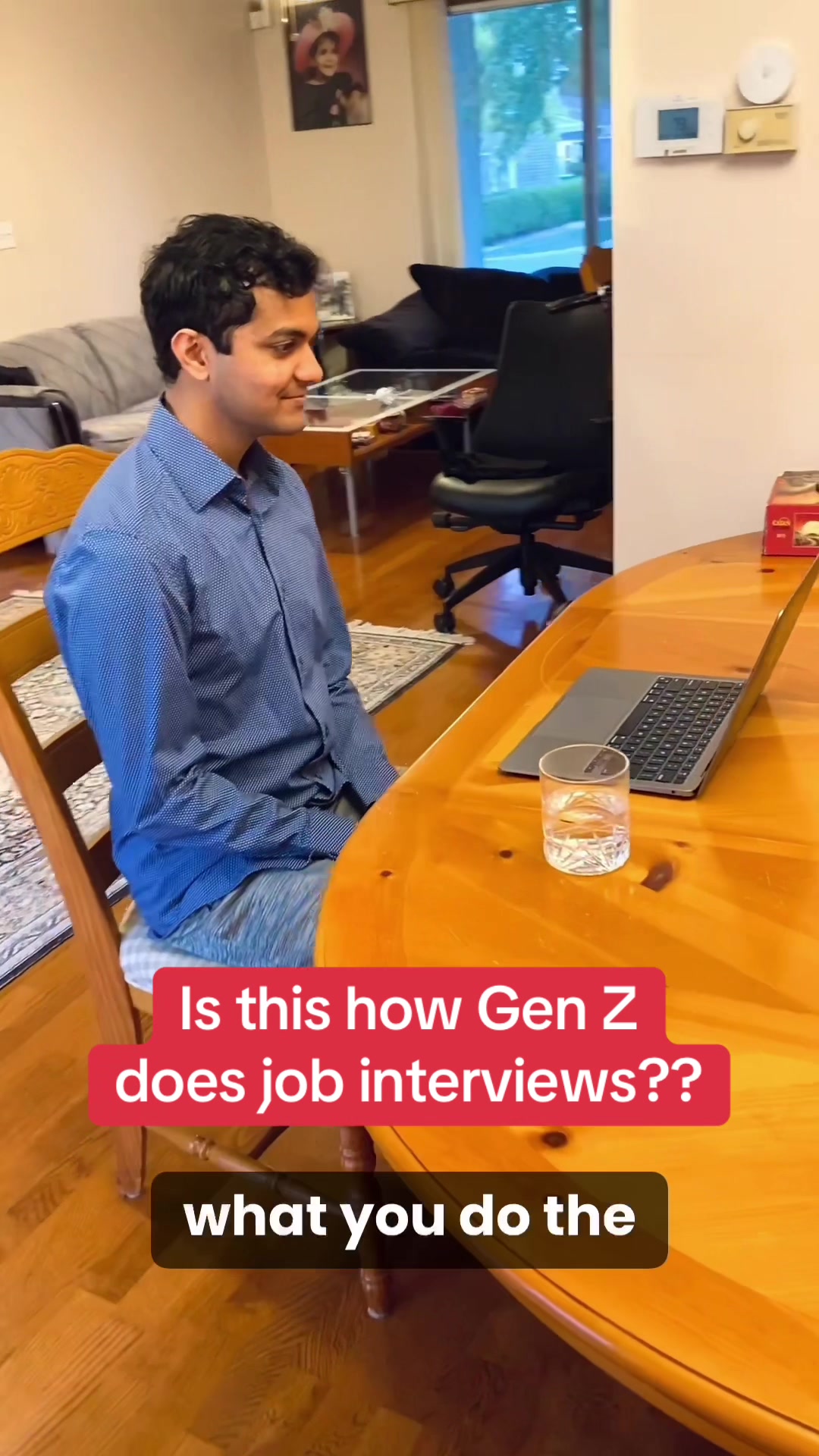 Is this how Gen Z does job interviews??  what you do the