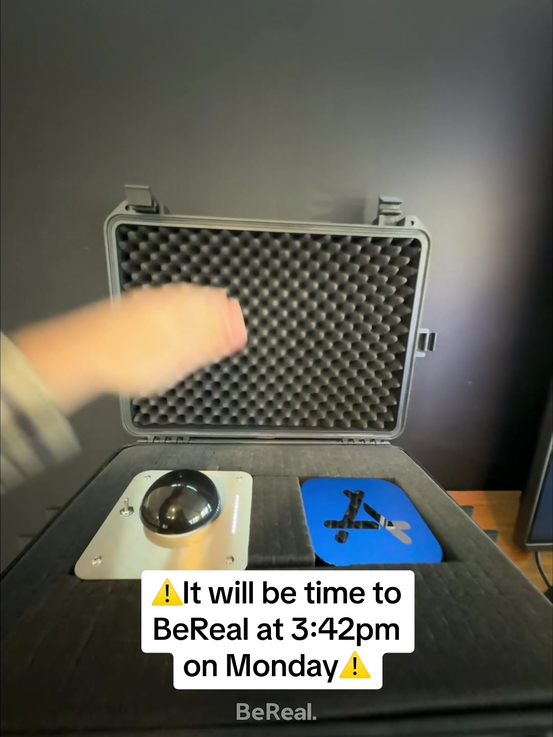 It will be time to BeReal at 3:42pm on Monday!