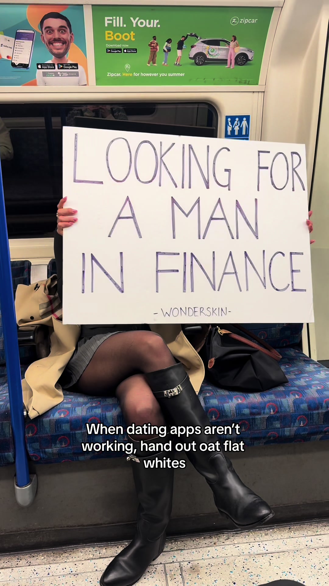 Looking for a man in finance - Wonderskin -  When dating apps aren't working, hand out oat flat whites