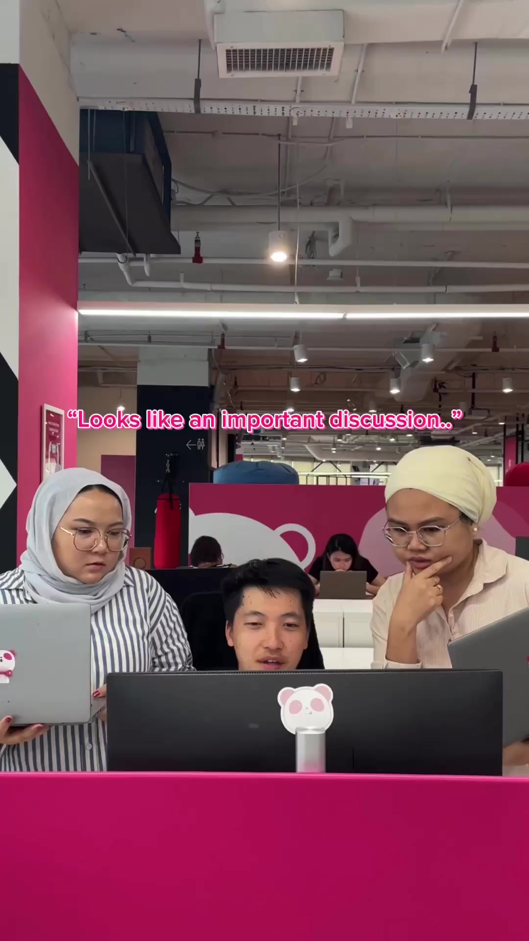 "Looks like an important discussion.."