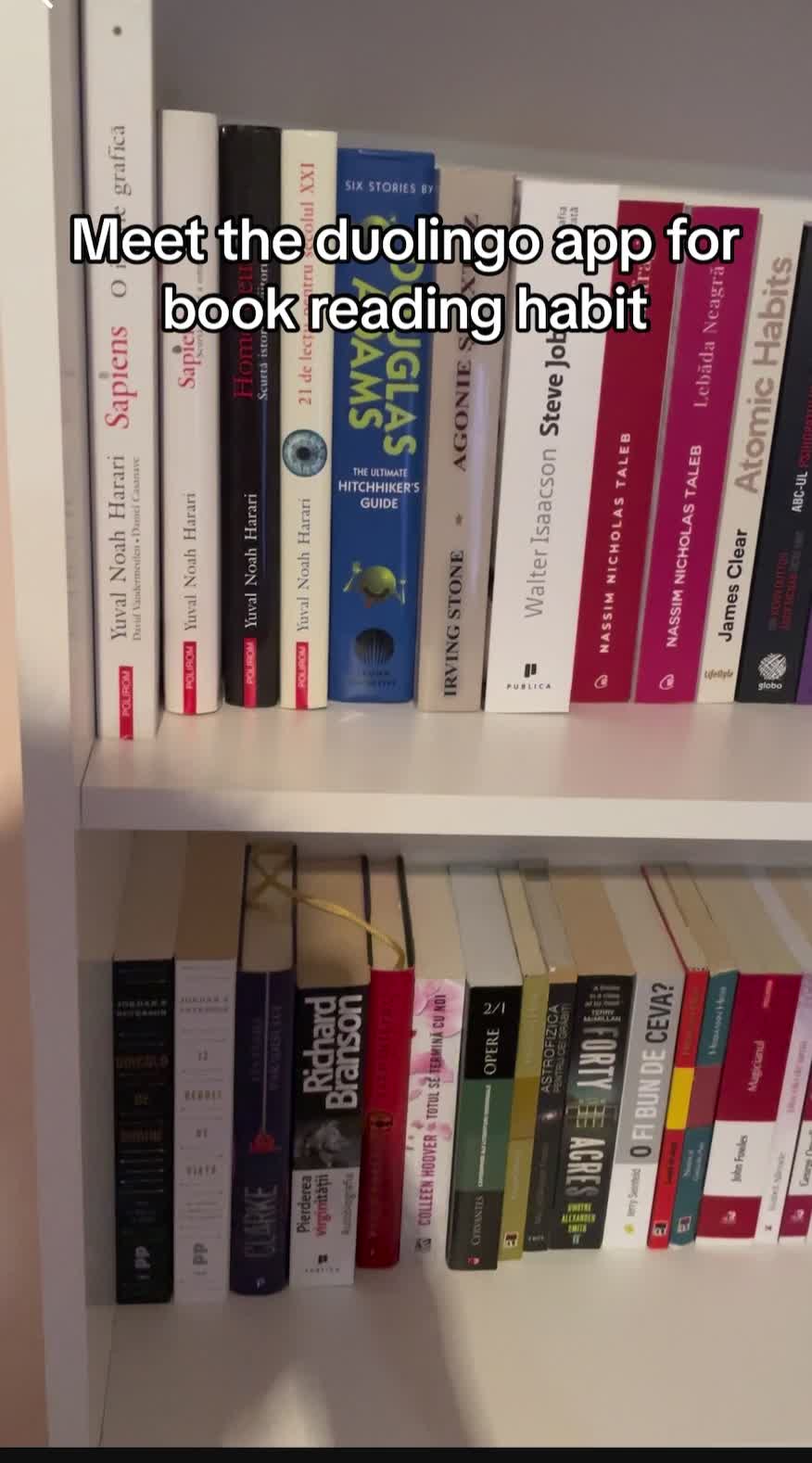 Meet the duolingo app for book reading habit