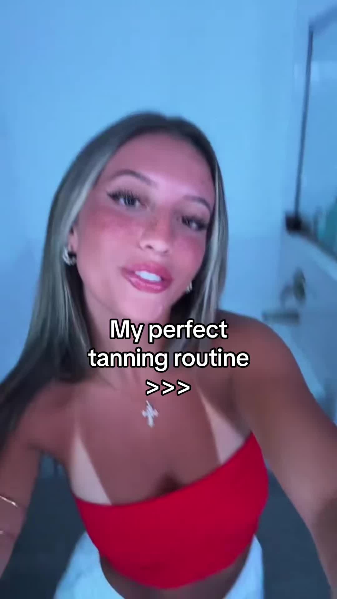 My perfect tanning routine >>>