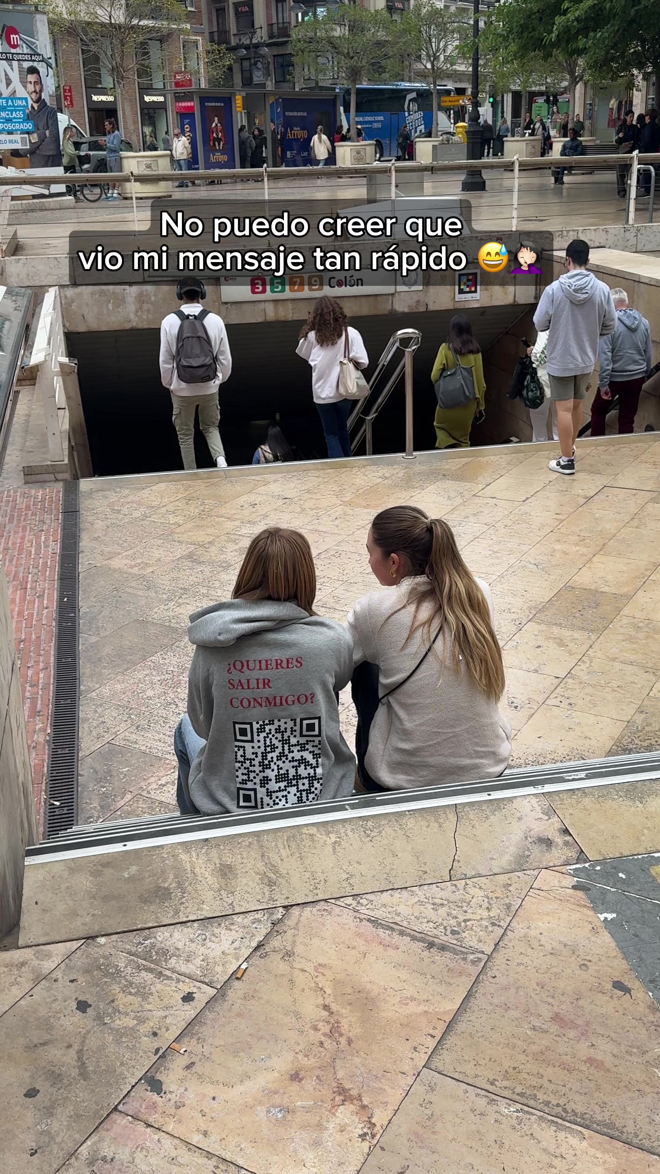 No puedo creer que vio mi mensaje tan rápido 😂