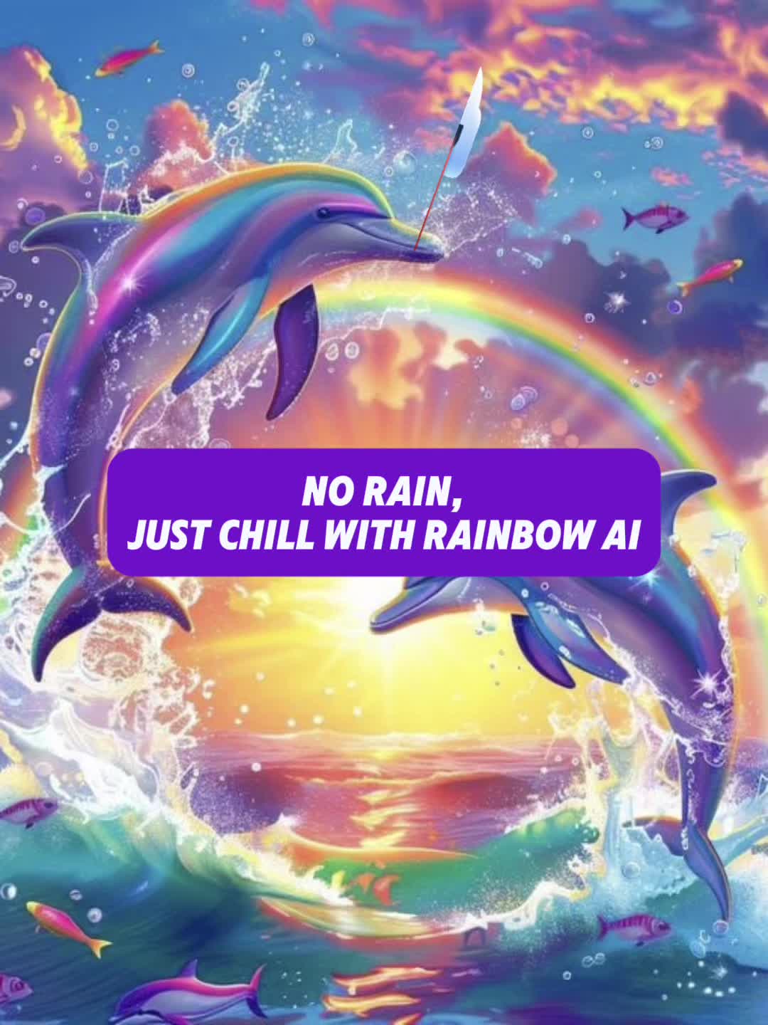 NO RAIN, JUST CHILL WITH RAINBOW AI
