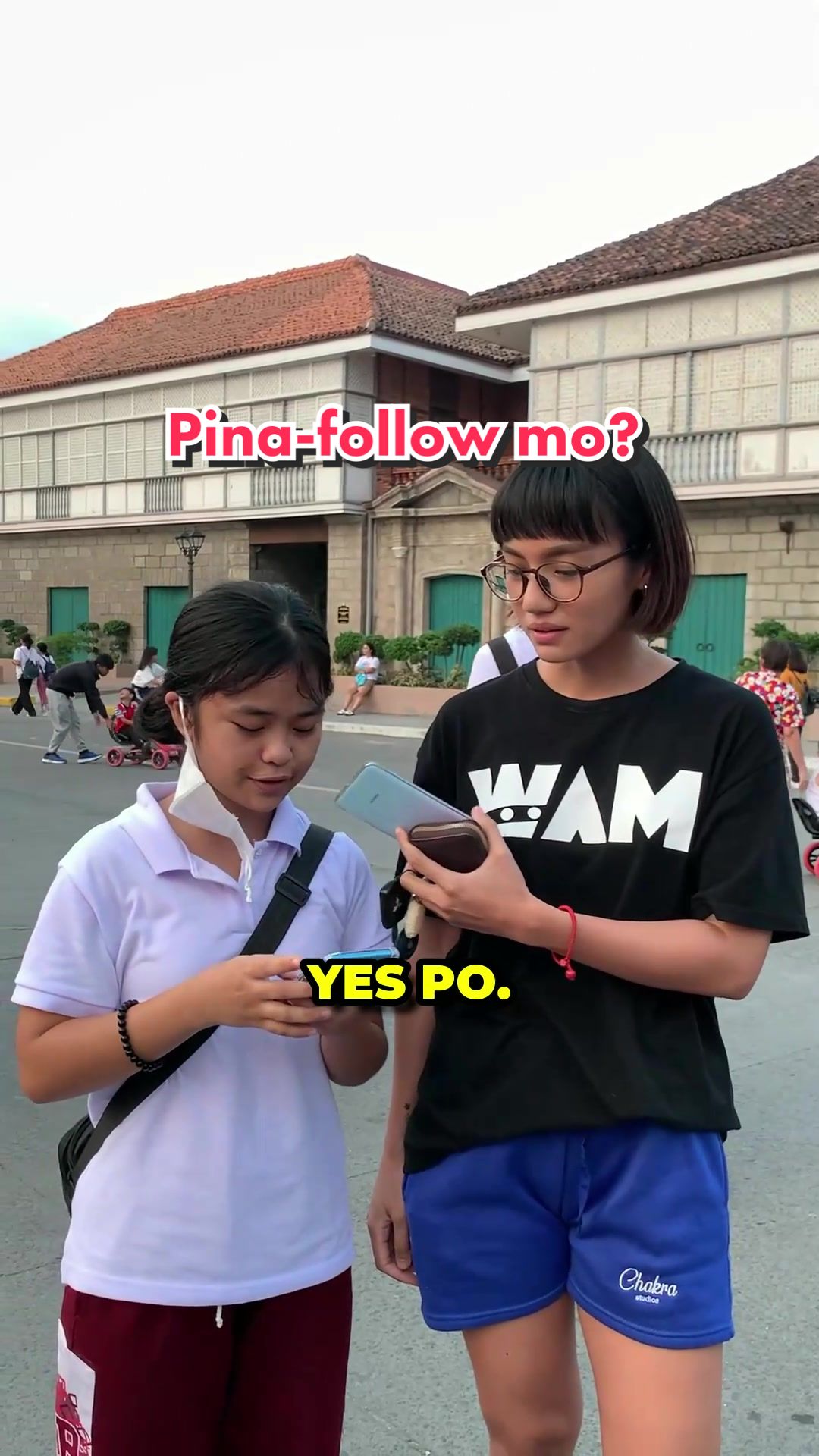 Pina-follow mo? YES PO.