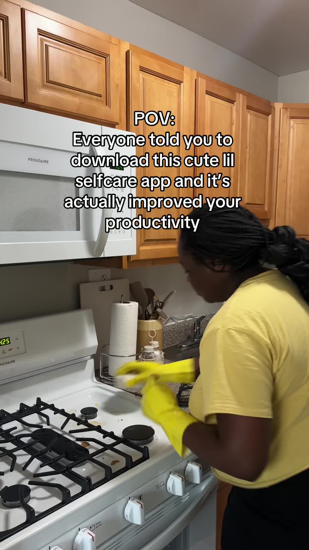 POV: Everyone told you to download this cute lil selfcare app and it's actually improved your productivity