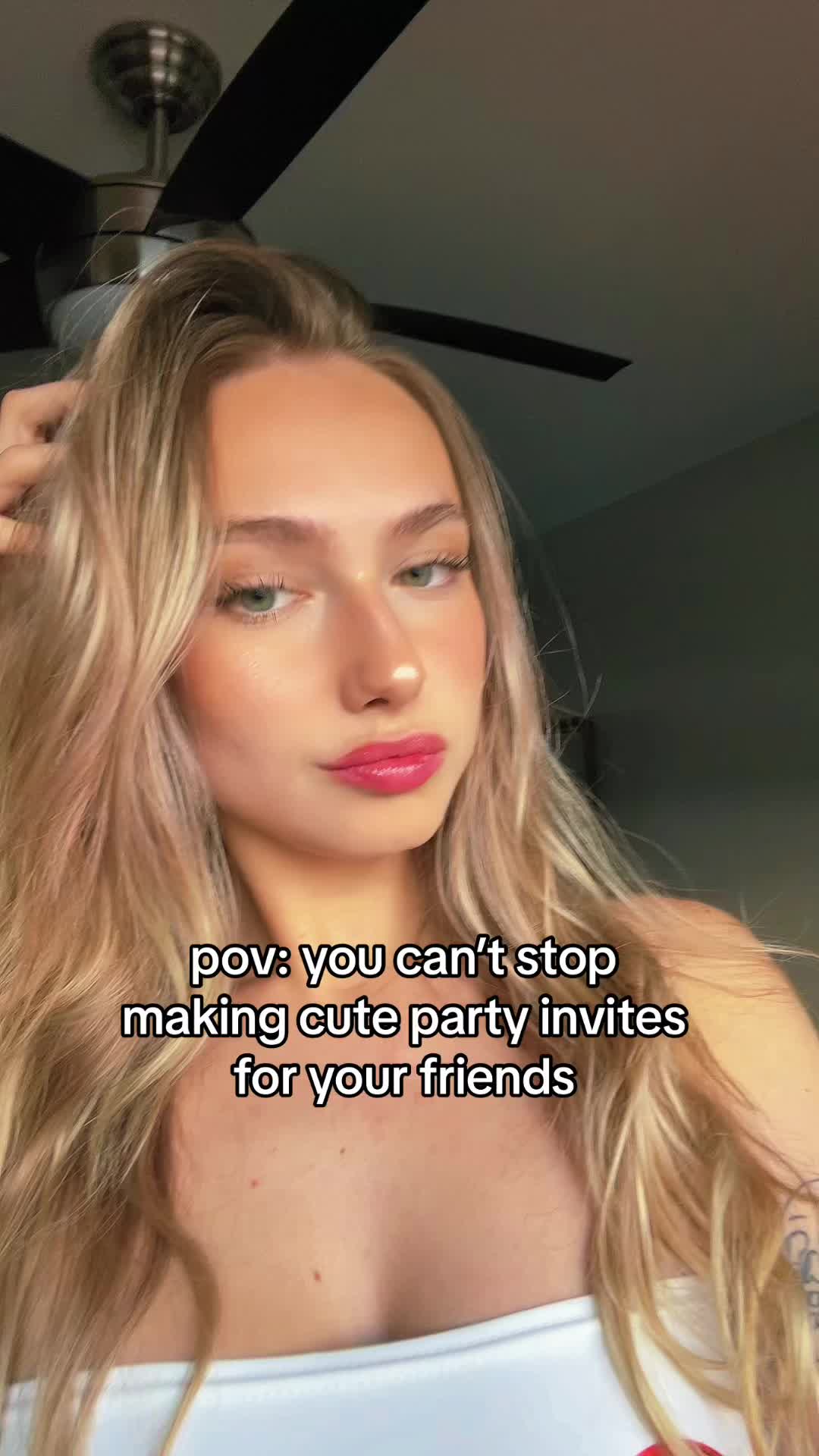 pov: you can't stop making cute party invites for your friends