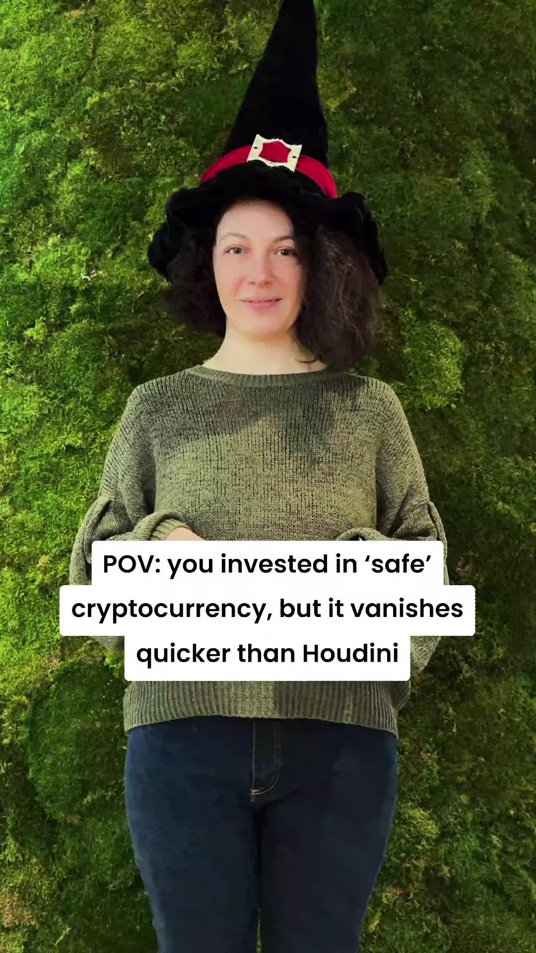 POV: you invested in 'safe' cryptocurrency, but it vanishes quicker than Houdini