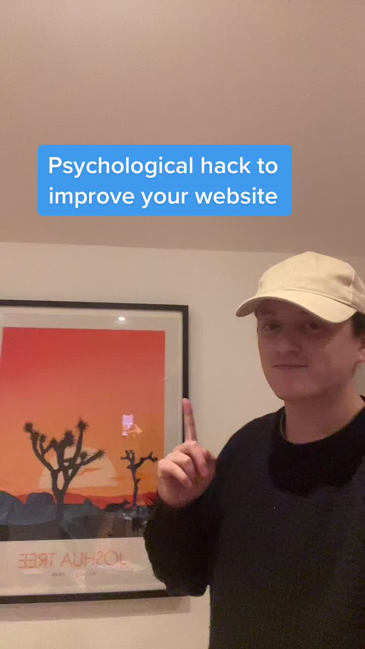 Psychological hack to improve your website