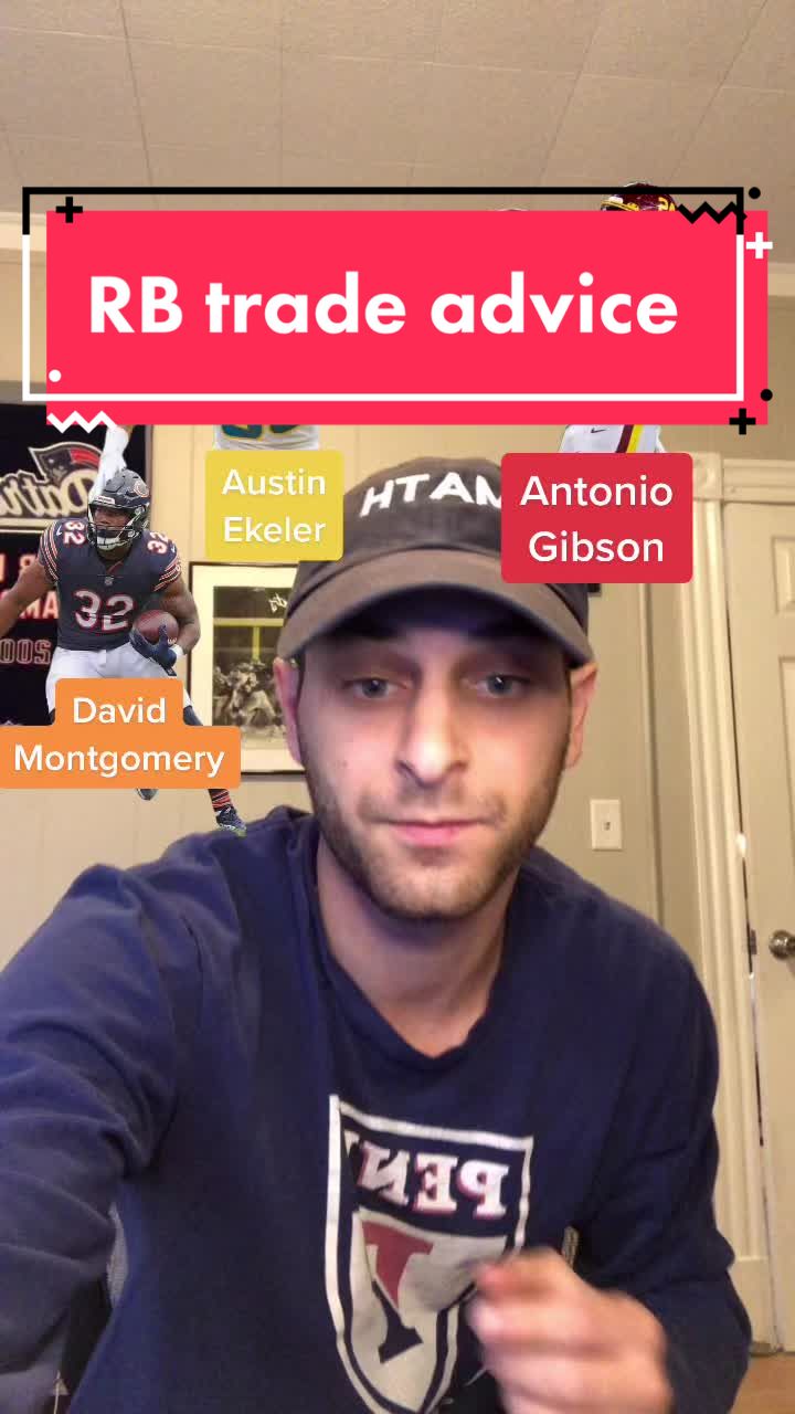 RB trade advice  Austin Ekeler Antonio Gibson David Montgomery