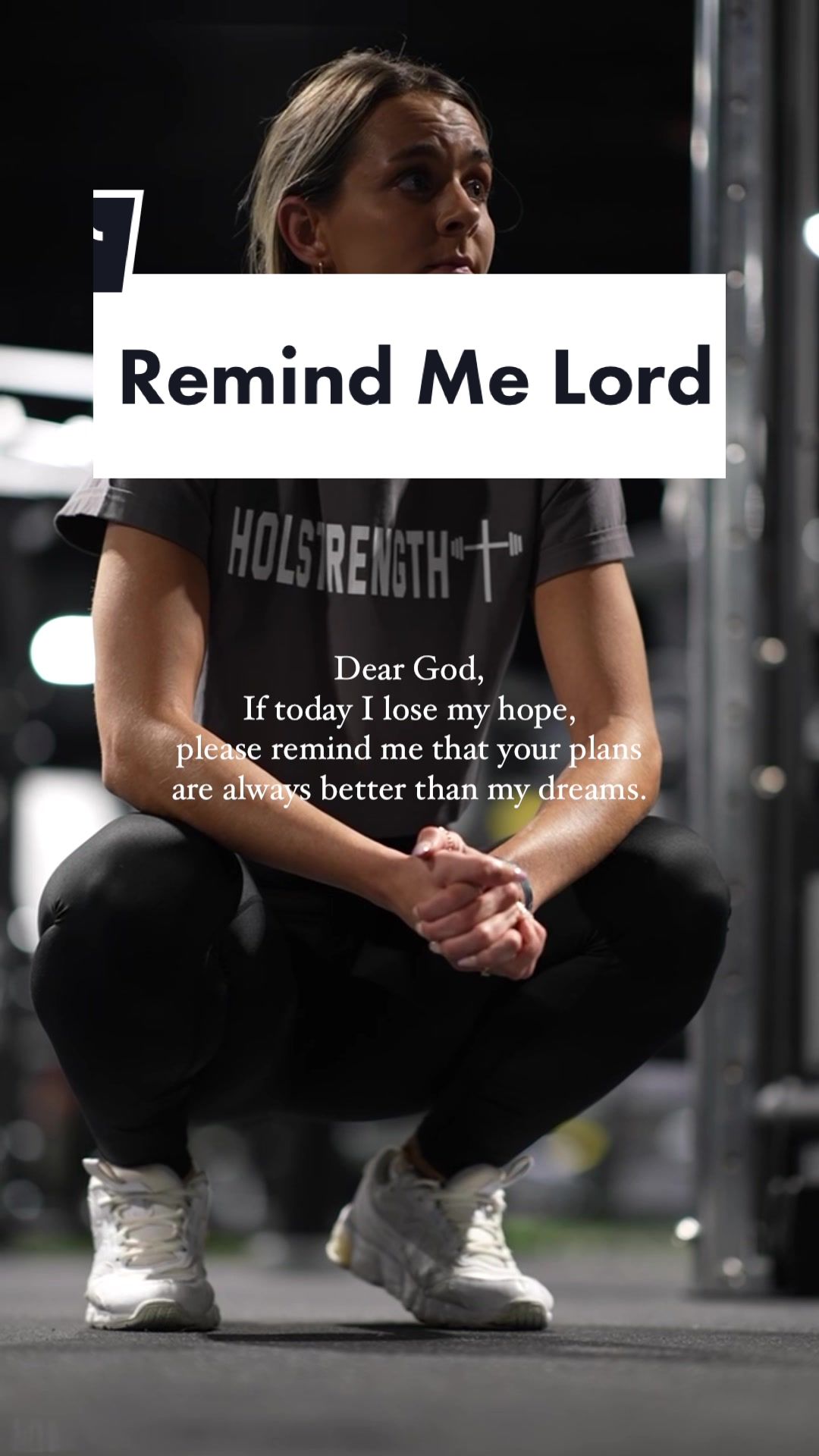 Remind Me Lord  Dear God, If today I lose my hope, please remind me that your plans are always better than my dreams.