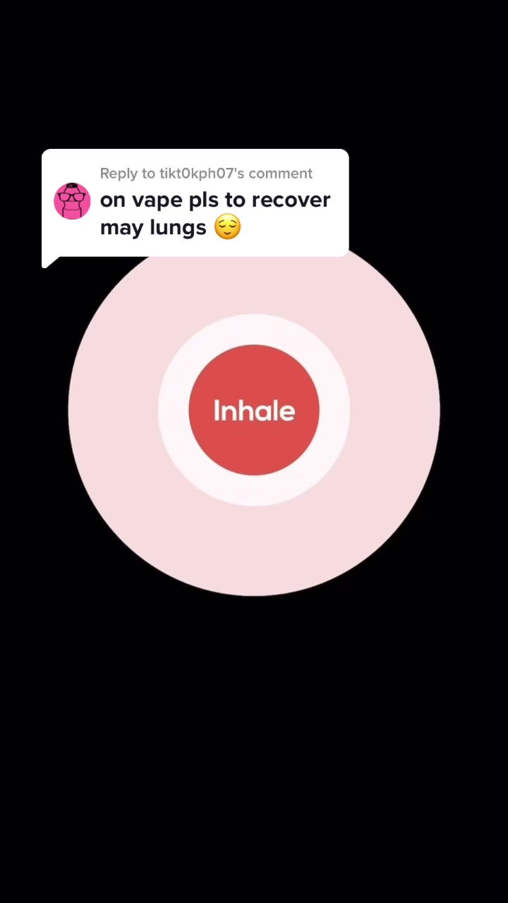 Reply to tikt0kph07's comment on vape pls to recover may lungs 😁