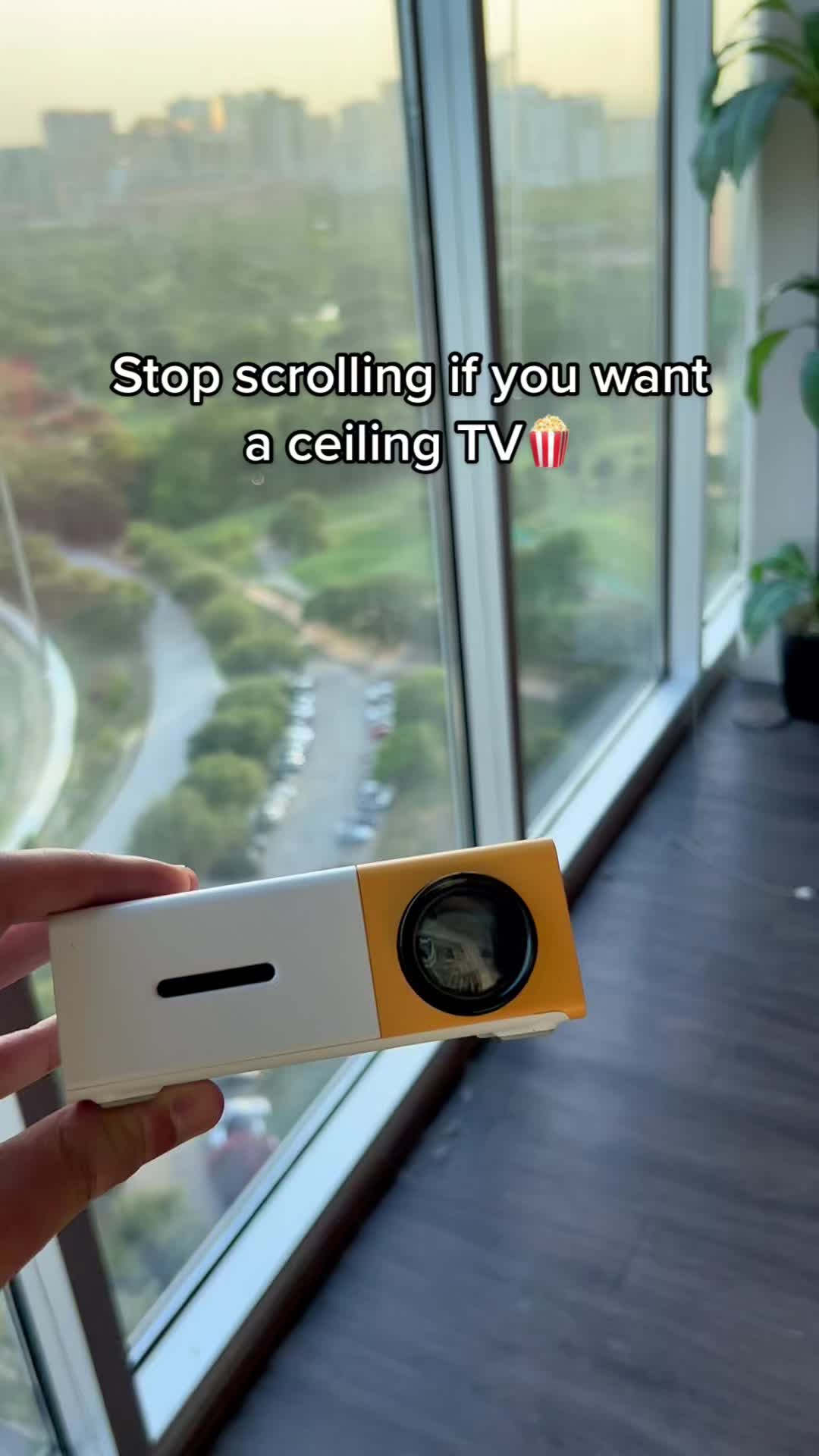 Stop scrolling if you want a ceiling TV🍿