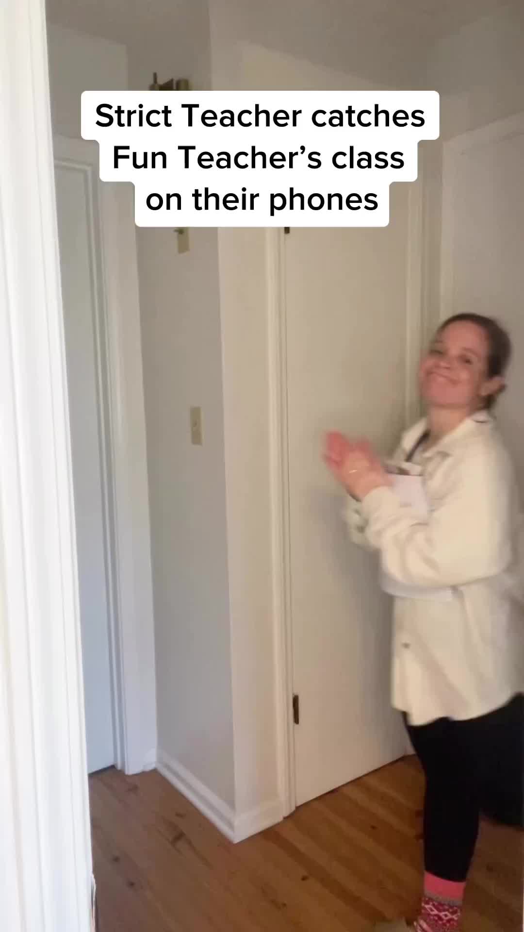 Strict Teacher catches Fun Teacher's class on their phones