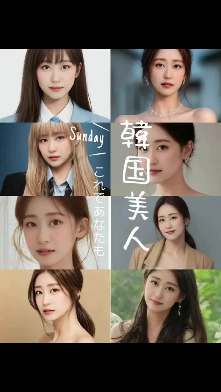 Sunday 韓国美人