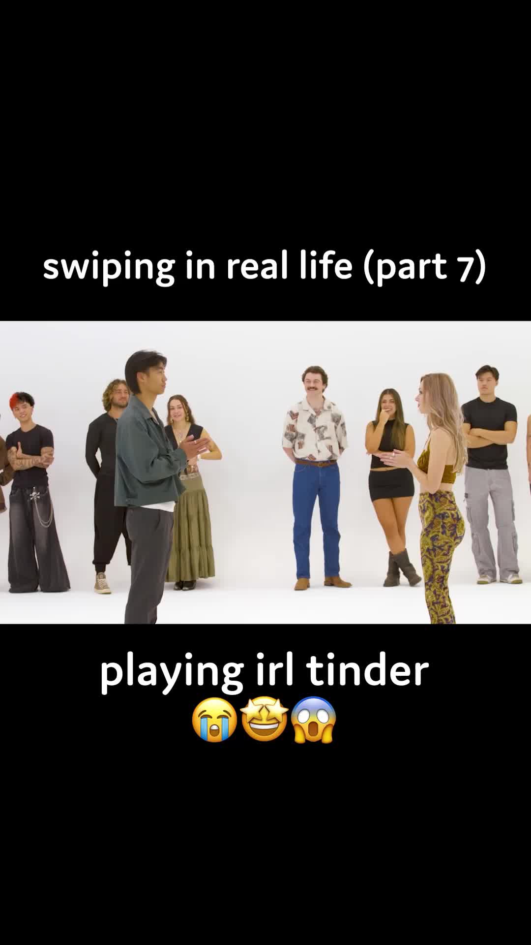swiping in real life (part 7)  playing irl tinder 😭🤣😱