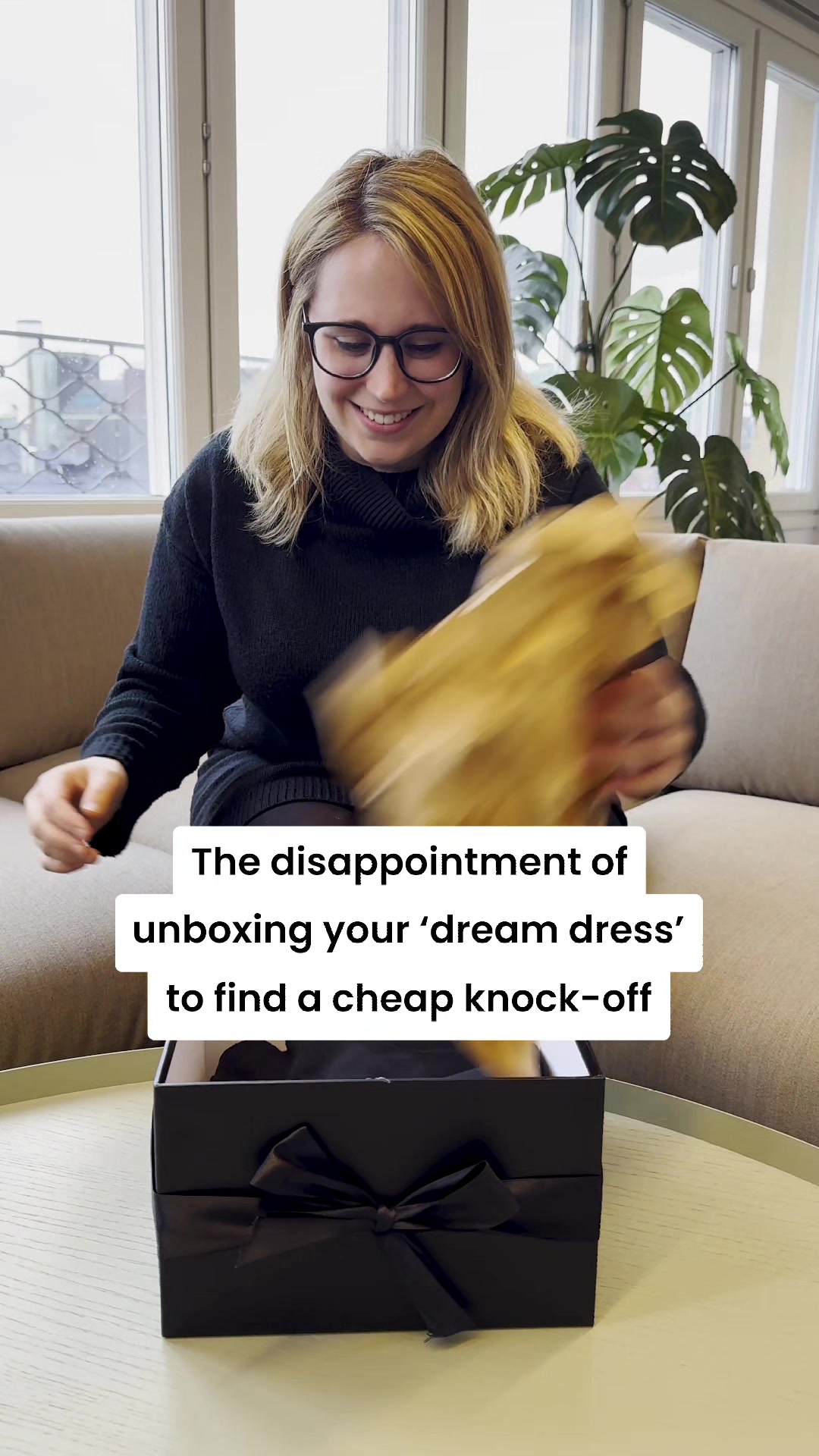 The disappointment of unboxing your ‘dream dress’ to find a cheap knock-off