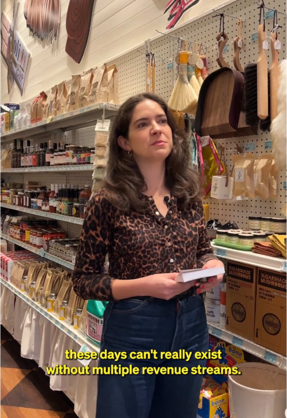 these days can't really exist without multiple revenue streams.