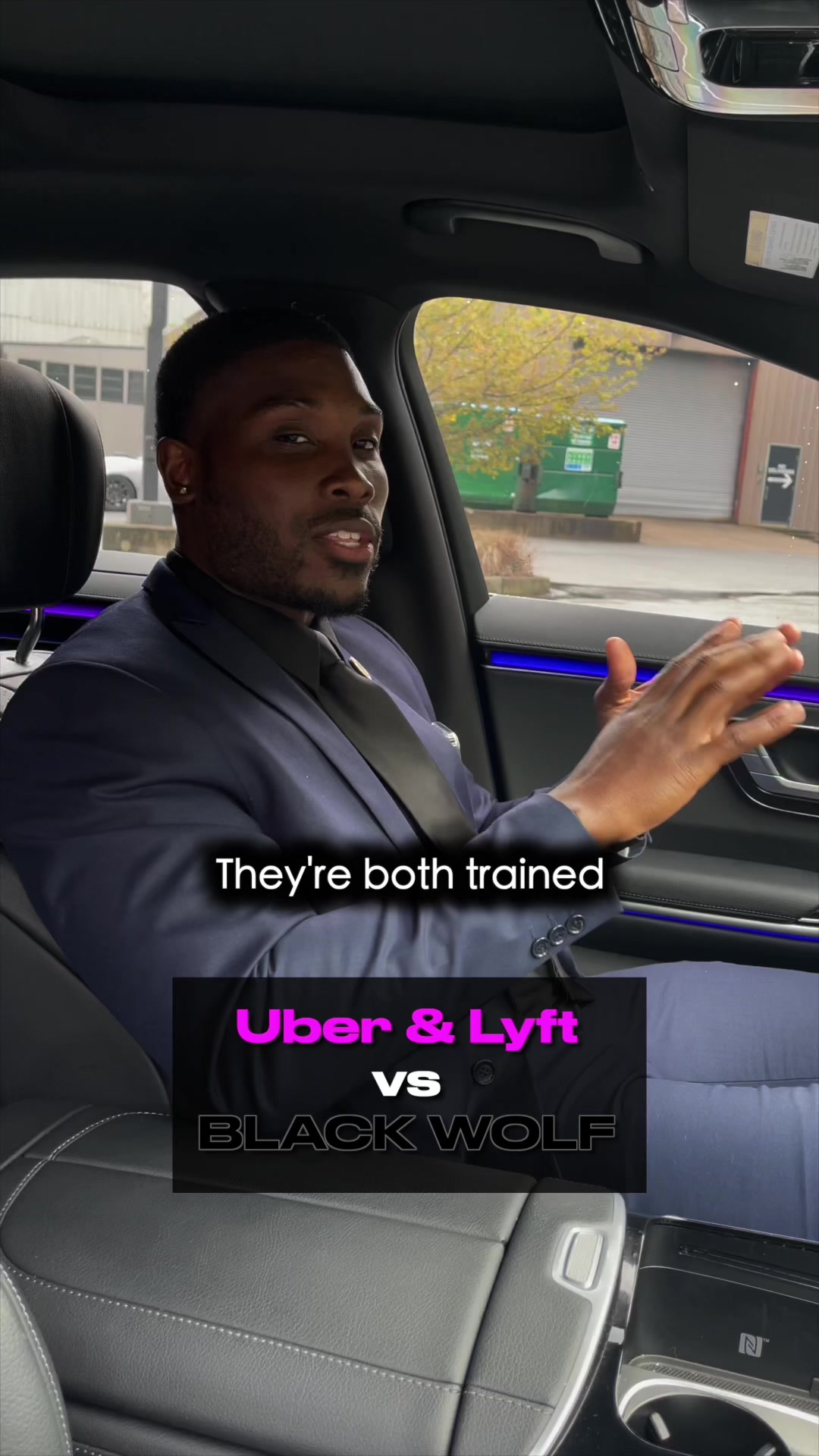 They're both trained Uber & Lyft vs BLACK WOLF