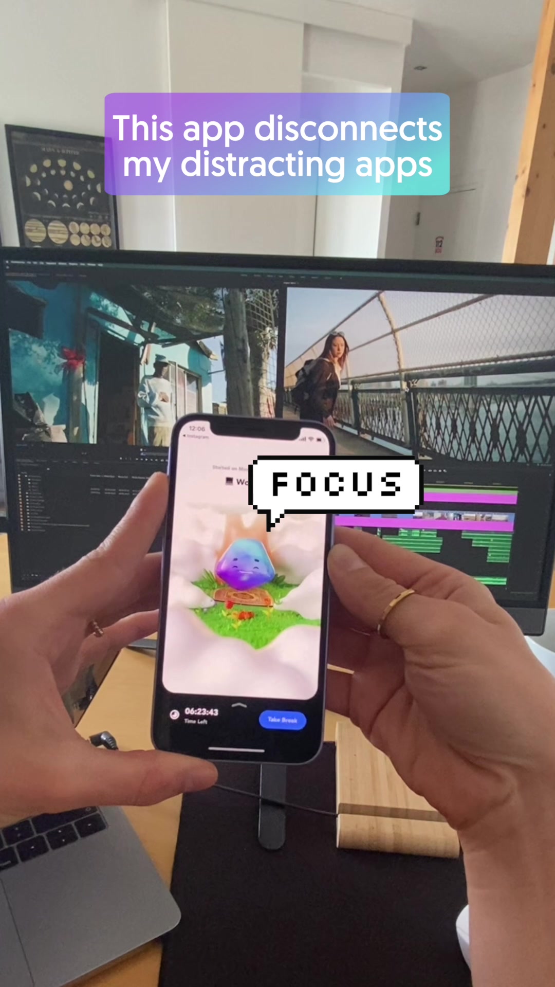 This app disconnects my distracting apps FOCUS