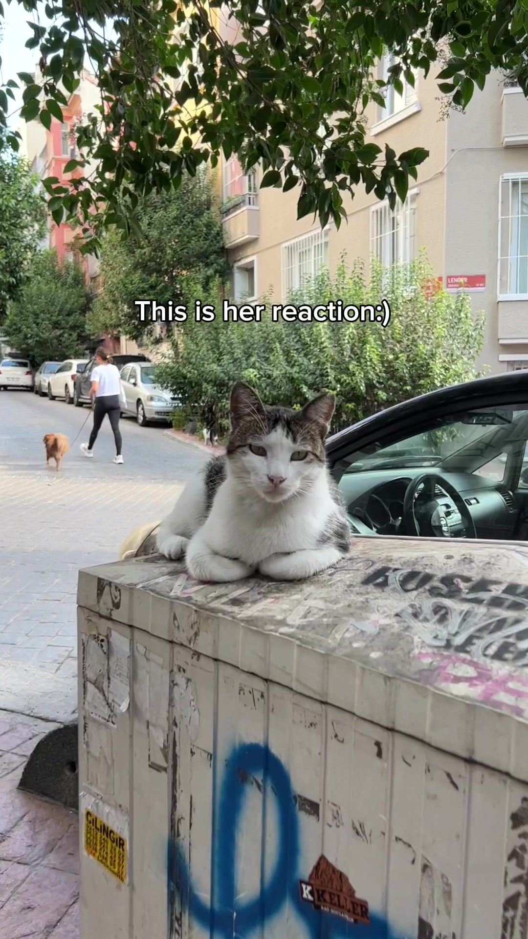 This is her reaction:)