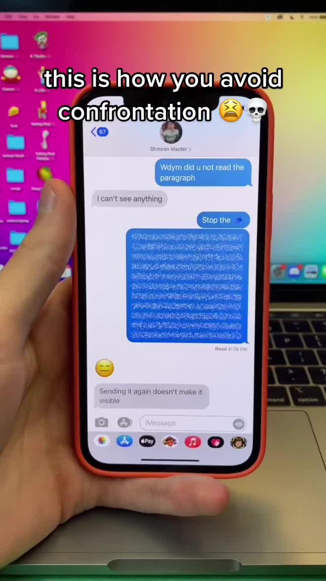 this is how you avoid confrontation 😩💀