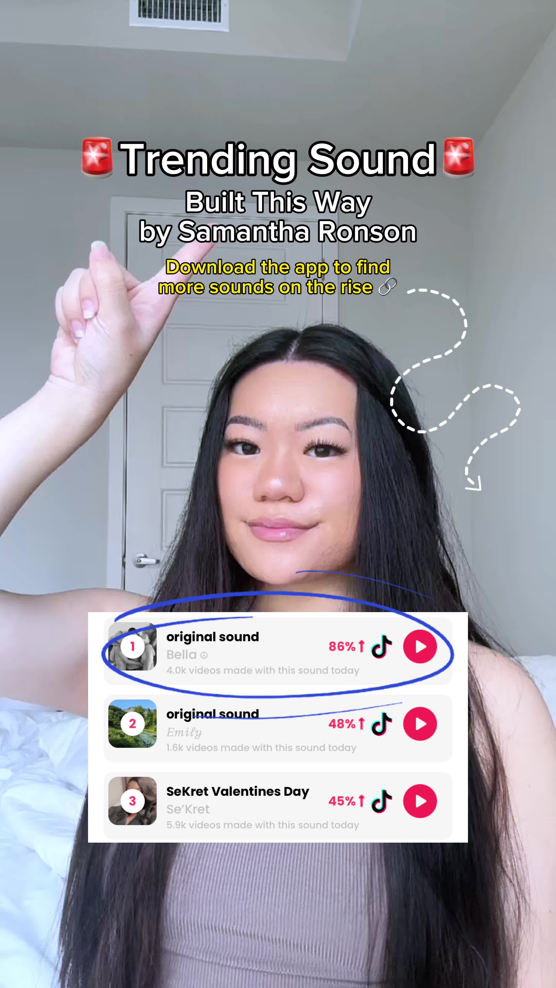 Trending Sound Built This Way by Samantha Ronson Download the app to find more sounds on the rise