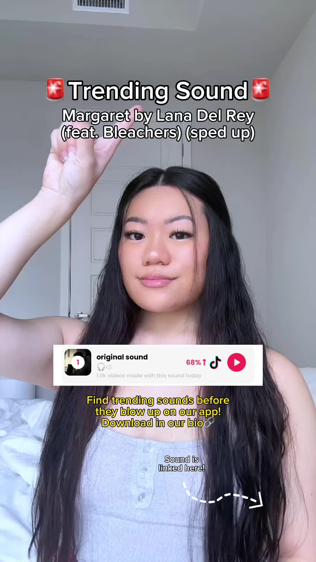 Trending Sound Margaret by Lana Del Rey (feat. Bleachers) (sped up)  Find trending sounds before they blow up on our app! Download in our bio