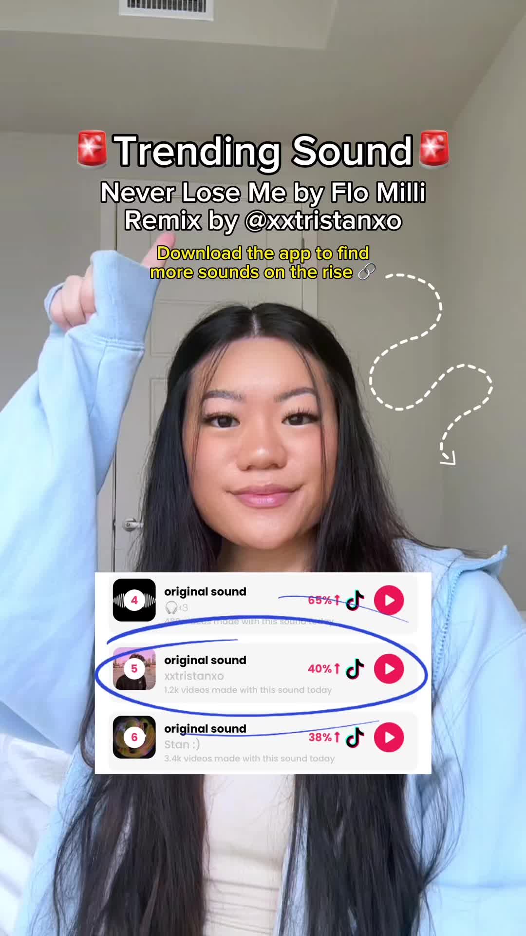 Trending Sound Never Lose Me by Flo Milli Remix by @xxtristanxo Download the app to find more sounds on the rise