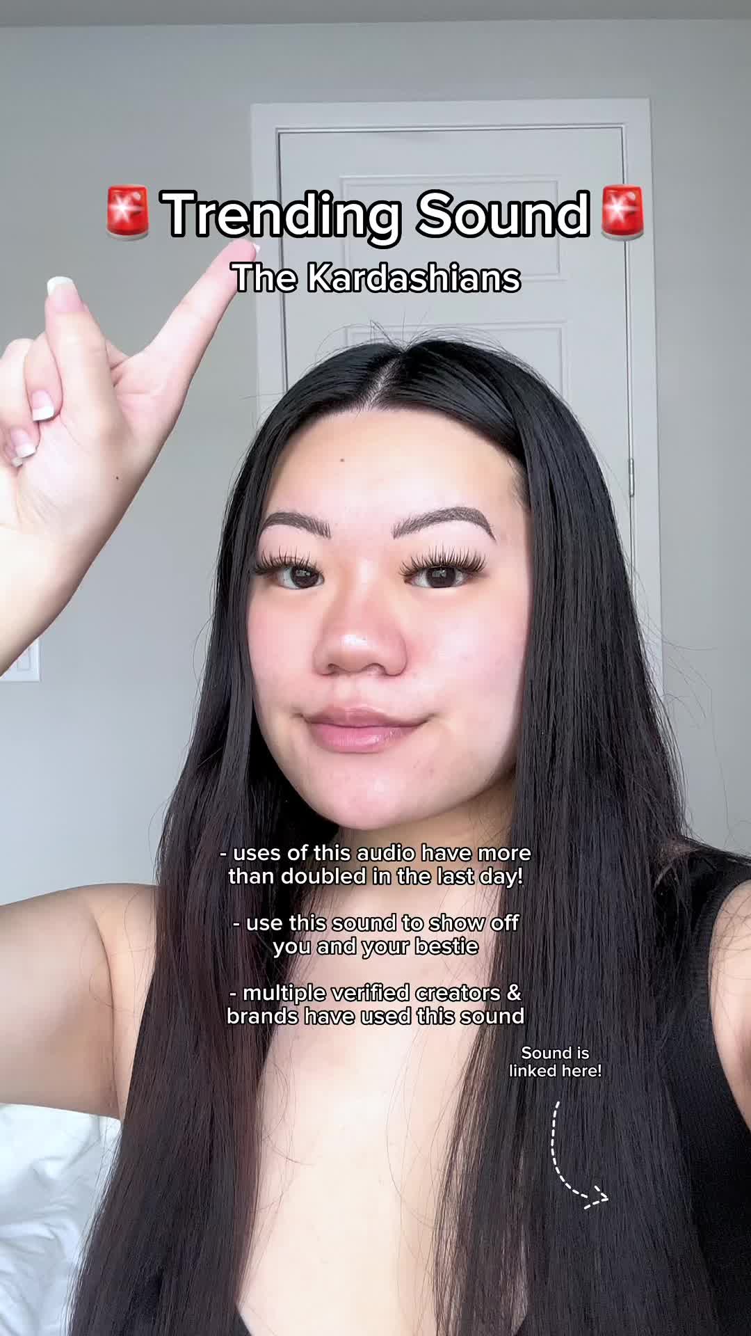 Trending Sound 🌟 The Kardashians  - uses of this audio have more than doubled in the last day! - use this sound to show off you and your bestie - multiple verified creators & brands have used this sound  Sound is linked here!