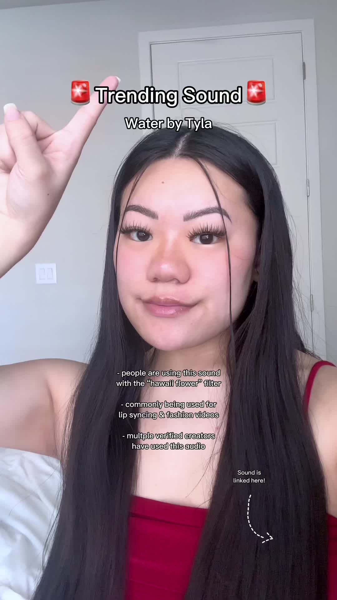 Trending Sound Water by Tyla  - people are using this sound with the "hawaii flower" filter - commonly being used for lip syncing & fashion videos - multiple verified creators have used this audio  Sound is linked here!