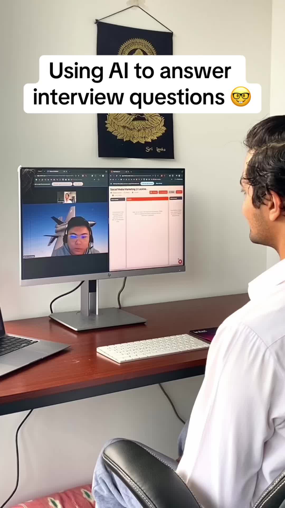 Using AI to answer interview questions