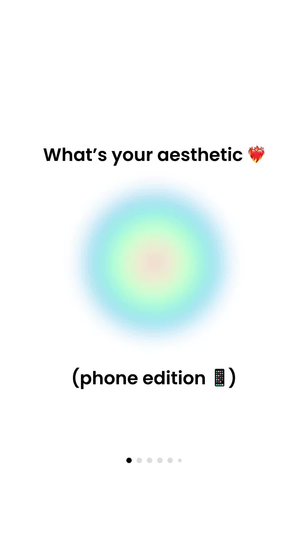 What’s your aesthetic ❤️ (phone edition 📱)