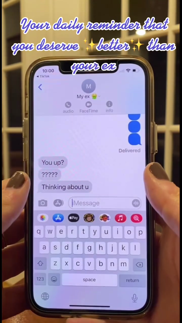 Your daily reminder that you deserve better than your ex