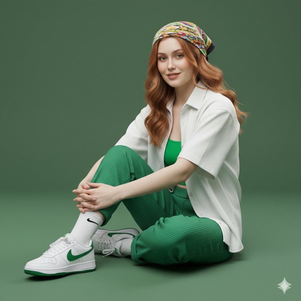 A 64K DSLR shot resolution of an A young woman (same face as the uploaded image)