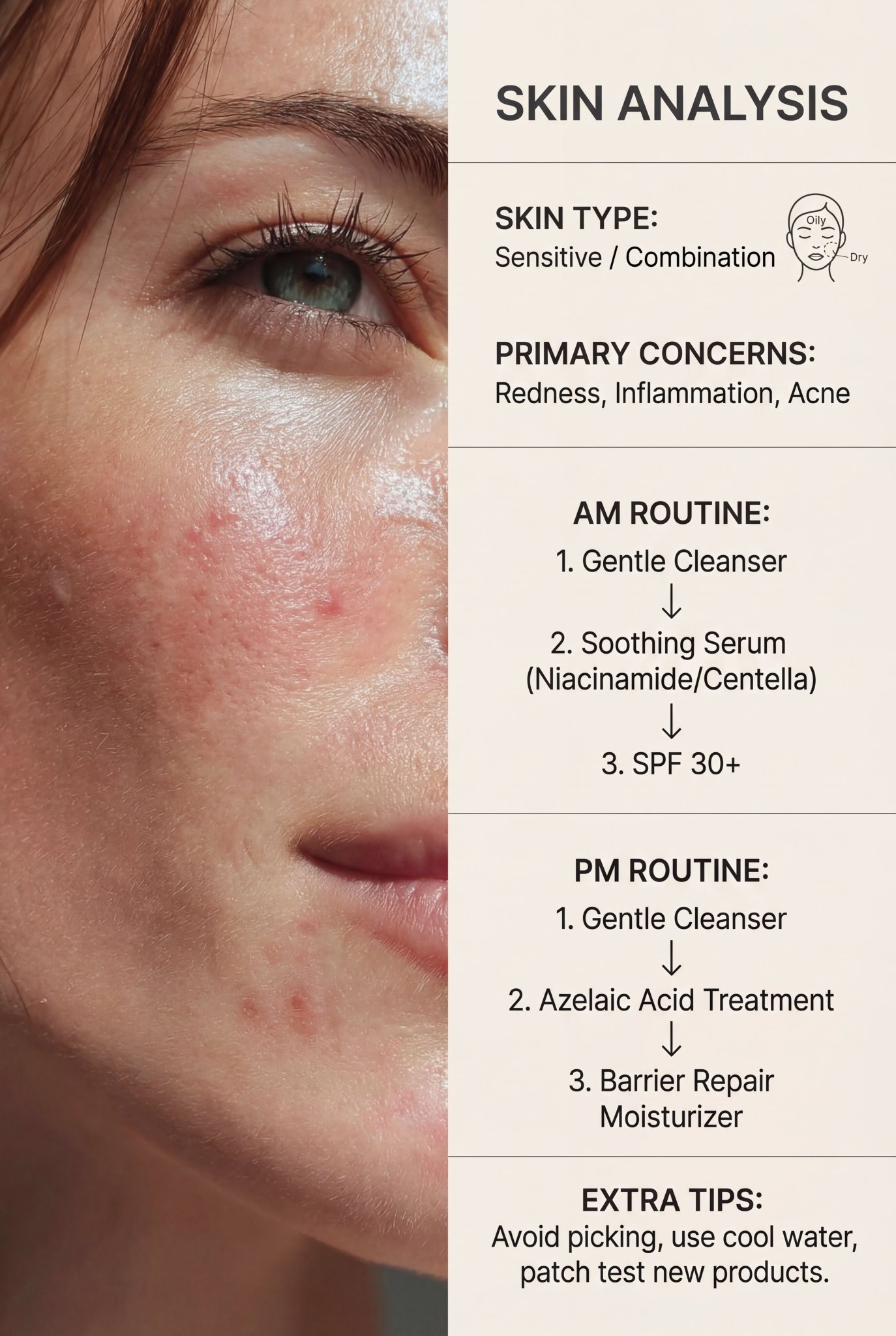 AI Skin Analysis and Skincare Routine